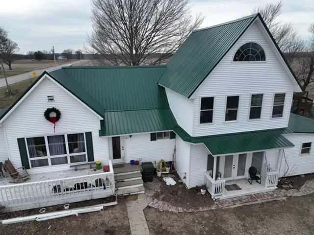 Residential roofing project by Yoder's Roofing Service